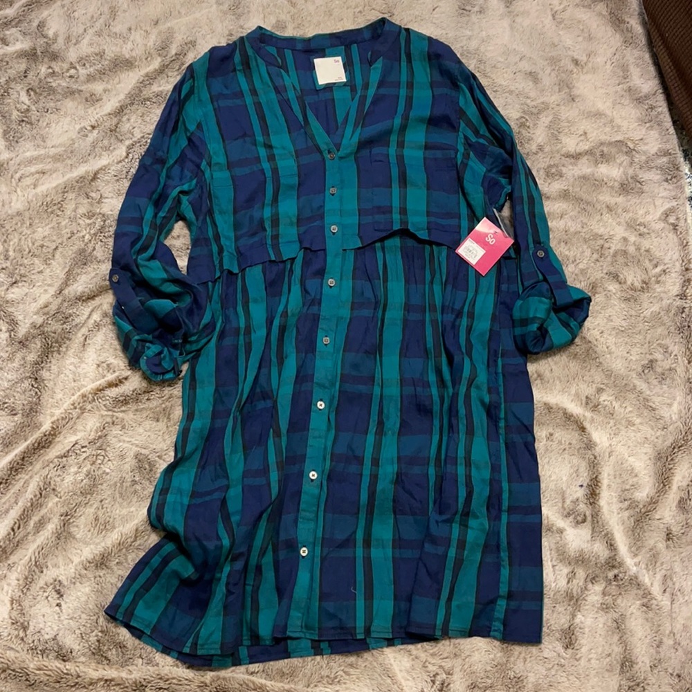 NWT So Plaid Dress